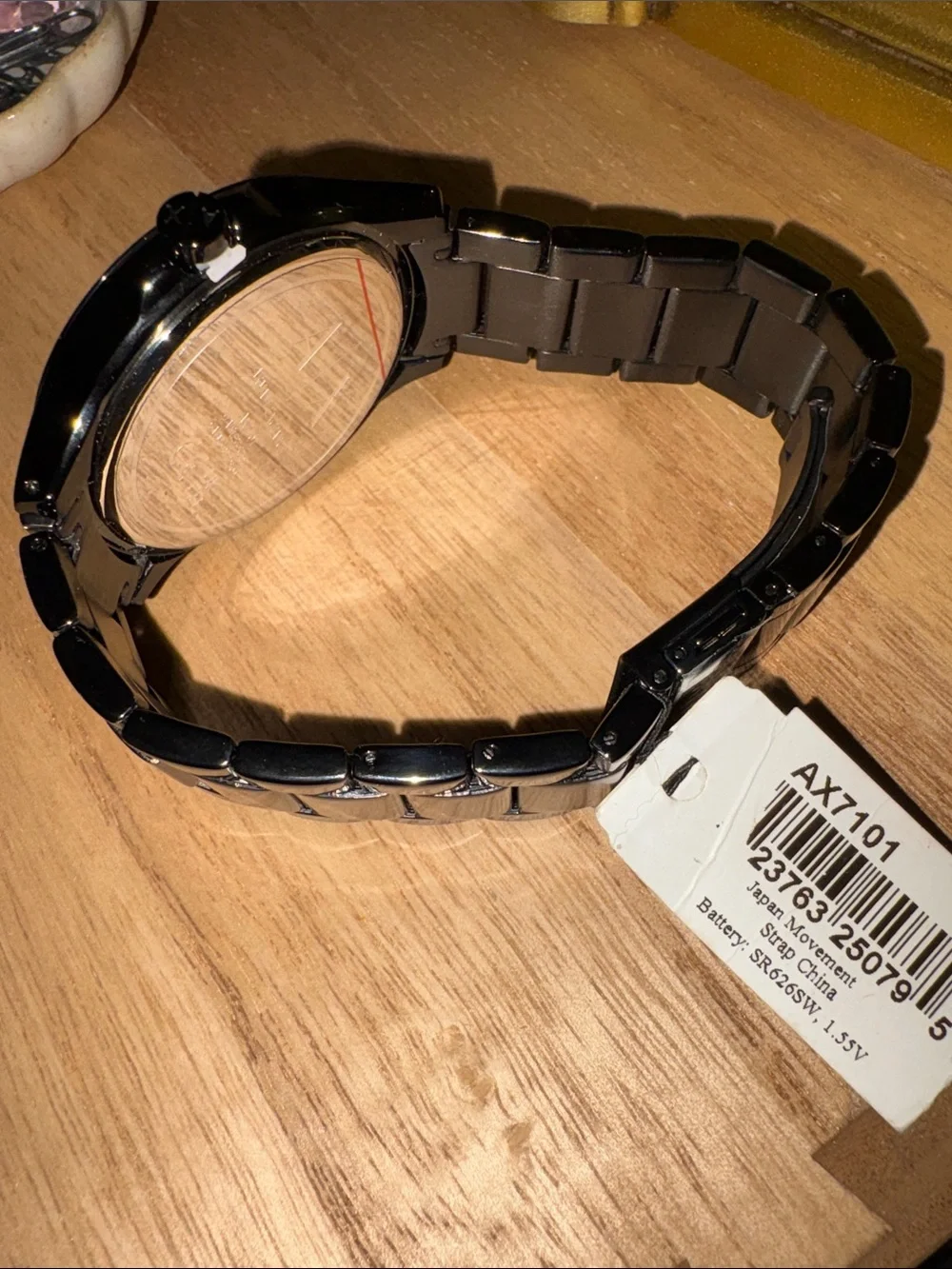 Emporio Armani Black Stainless Steel Men's Watch